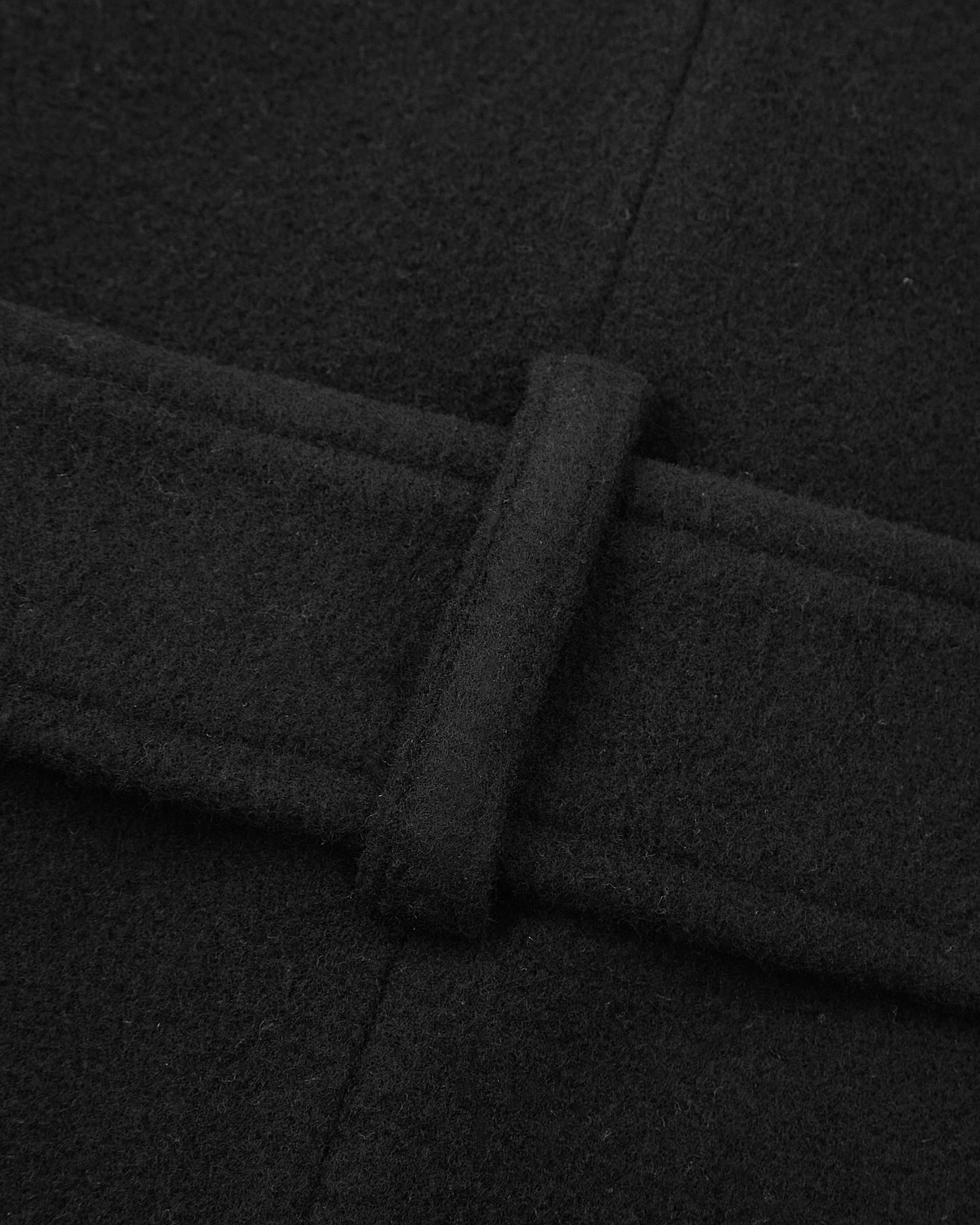 Women's Black Wool Cashmere Long Overcoat
