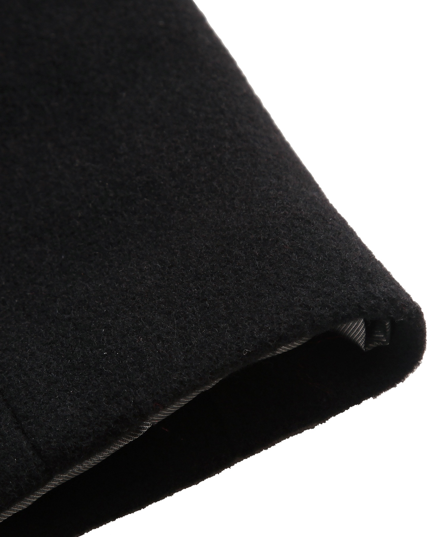 Black Double Breasted Wool Cashmere Overcoat - The Platinum Tailor