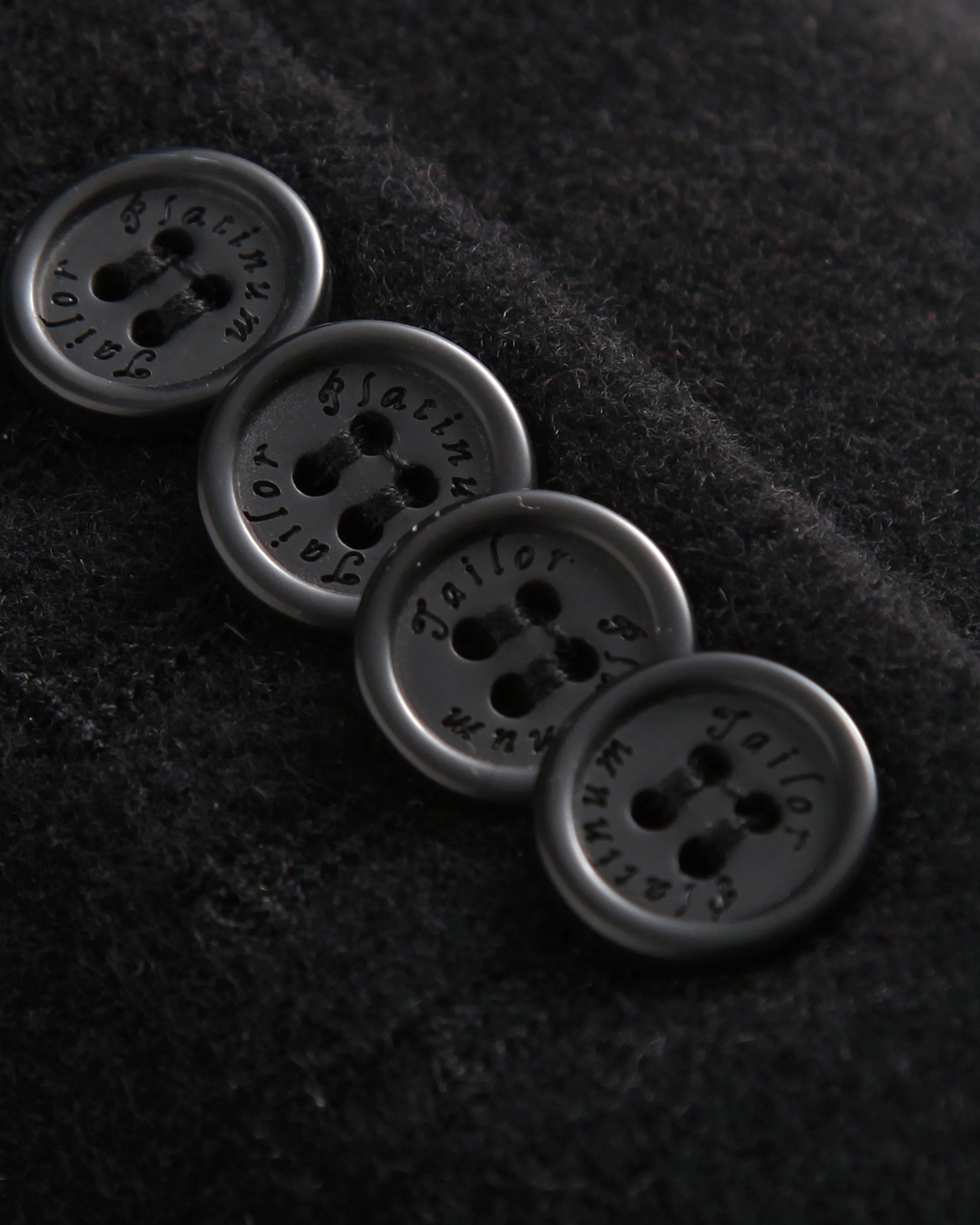 Black Double Breasted Wool Cashmere Overcoat - The Platinum Tailor