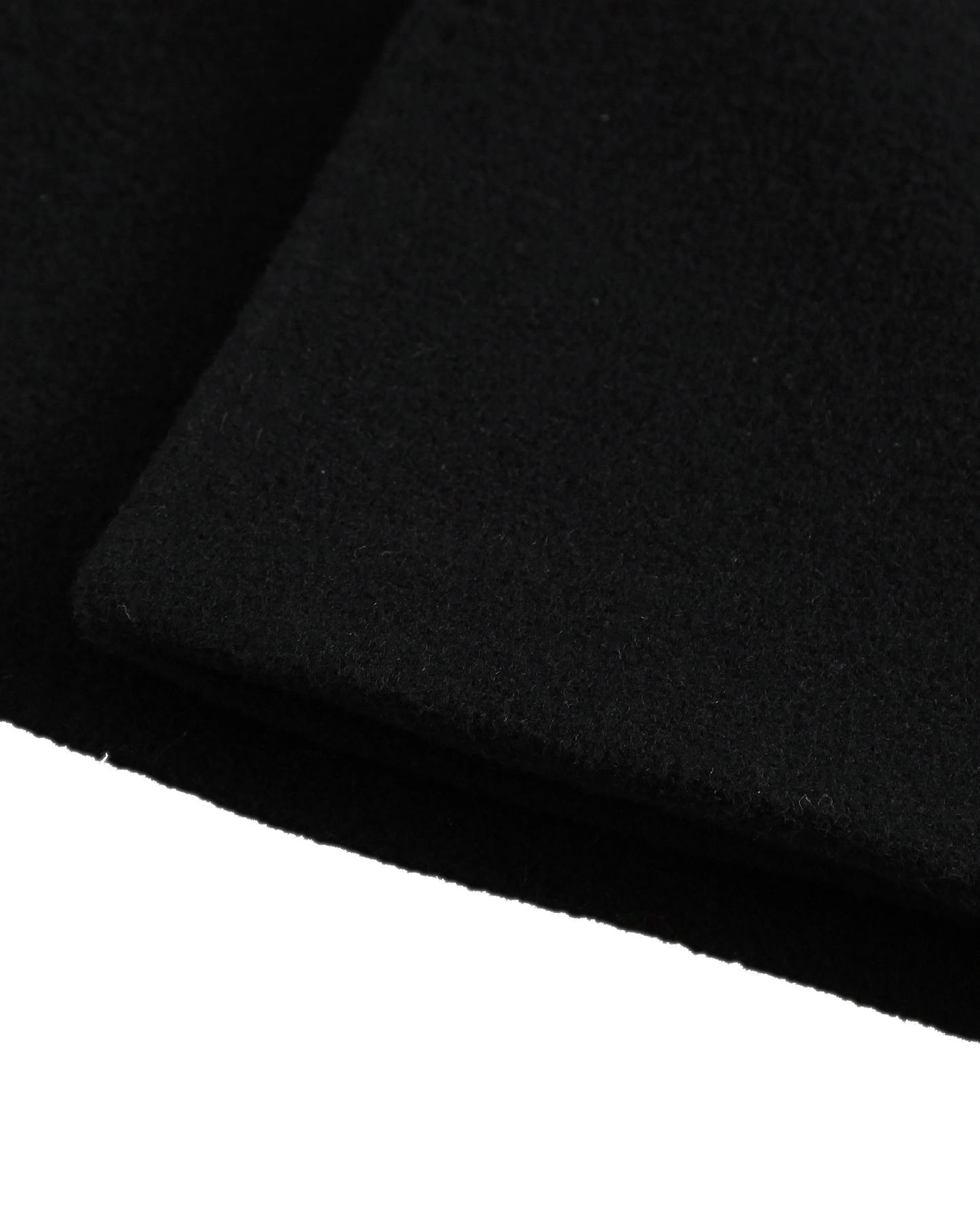 Black Double Breasted Wool Cashmere Overcoat - The Platinum Tailor