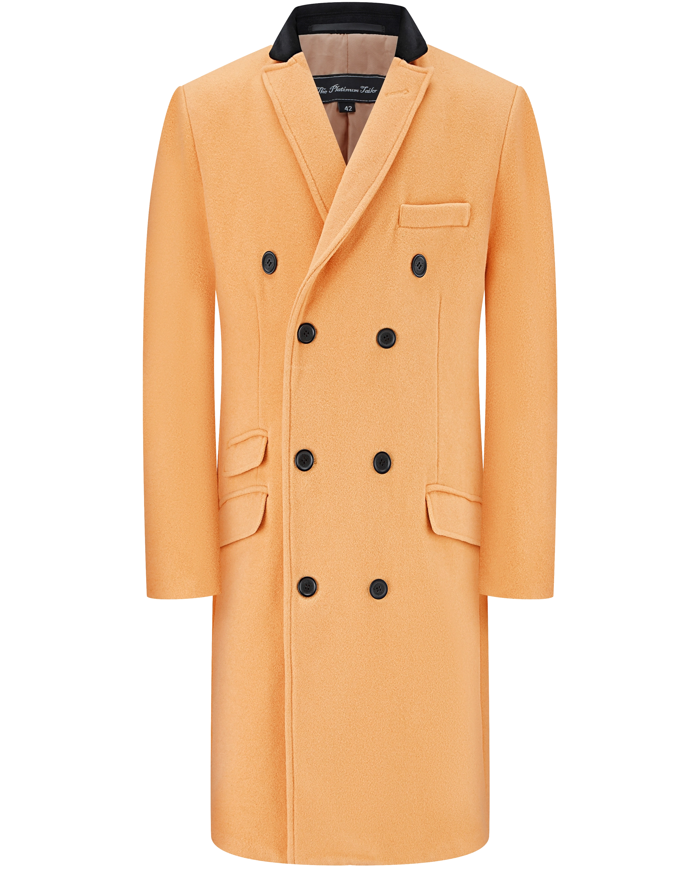 Double breasted wool camel coat hotsell