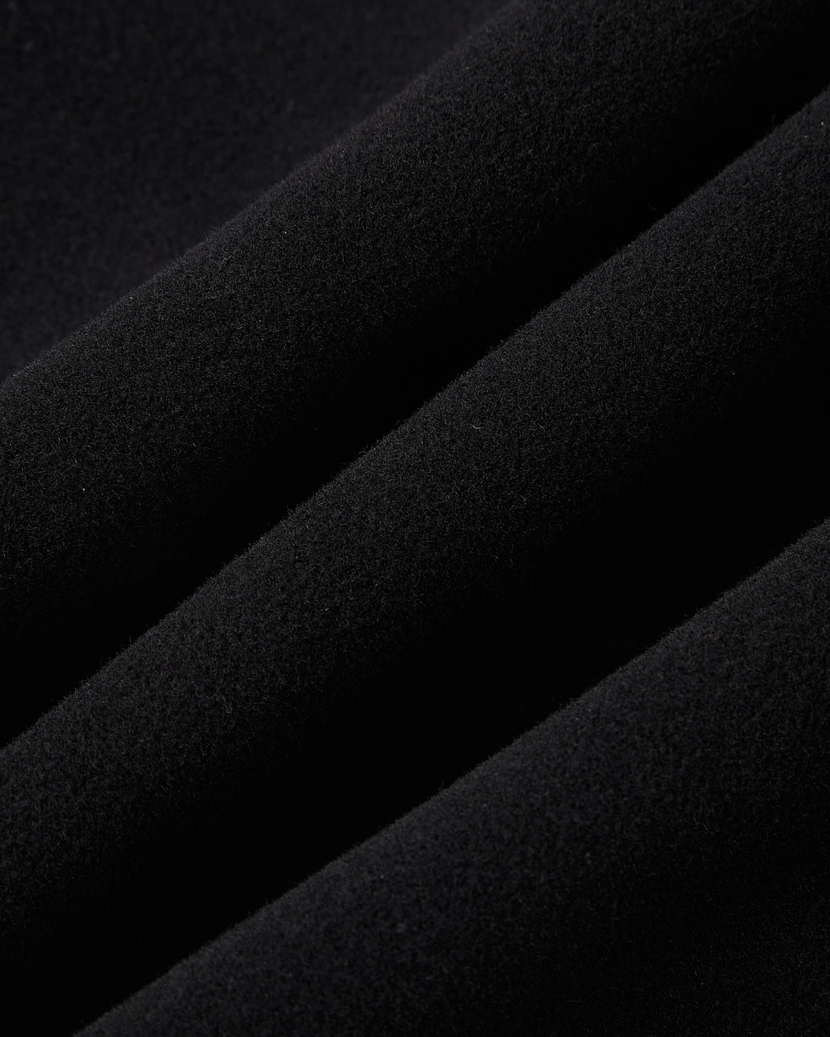 Mens Black Wool Polo Coat Double Breasted Peak Lapel Overcoat
