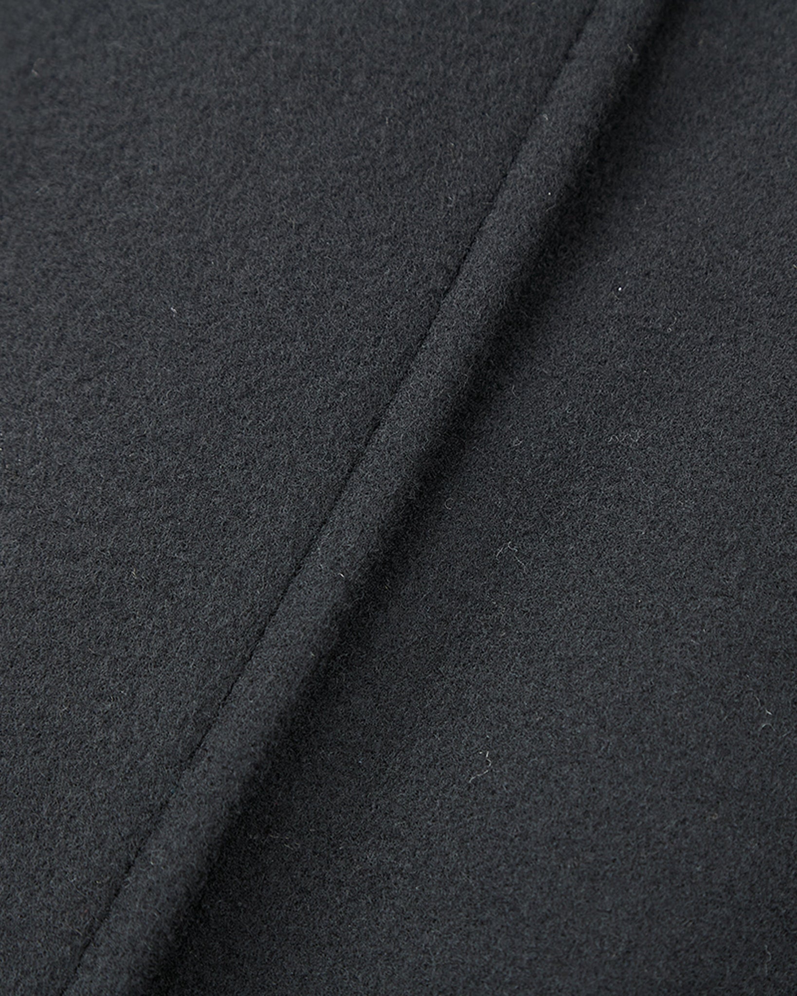 Black Double Breasted Wool Cashmere Long Overcoat - The Platinum Tailor
