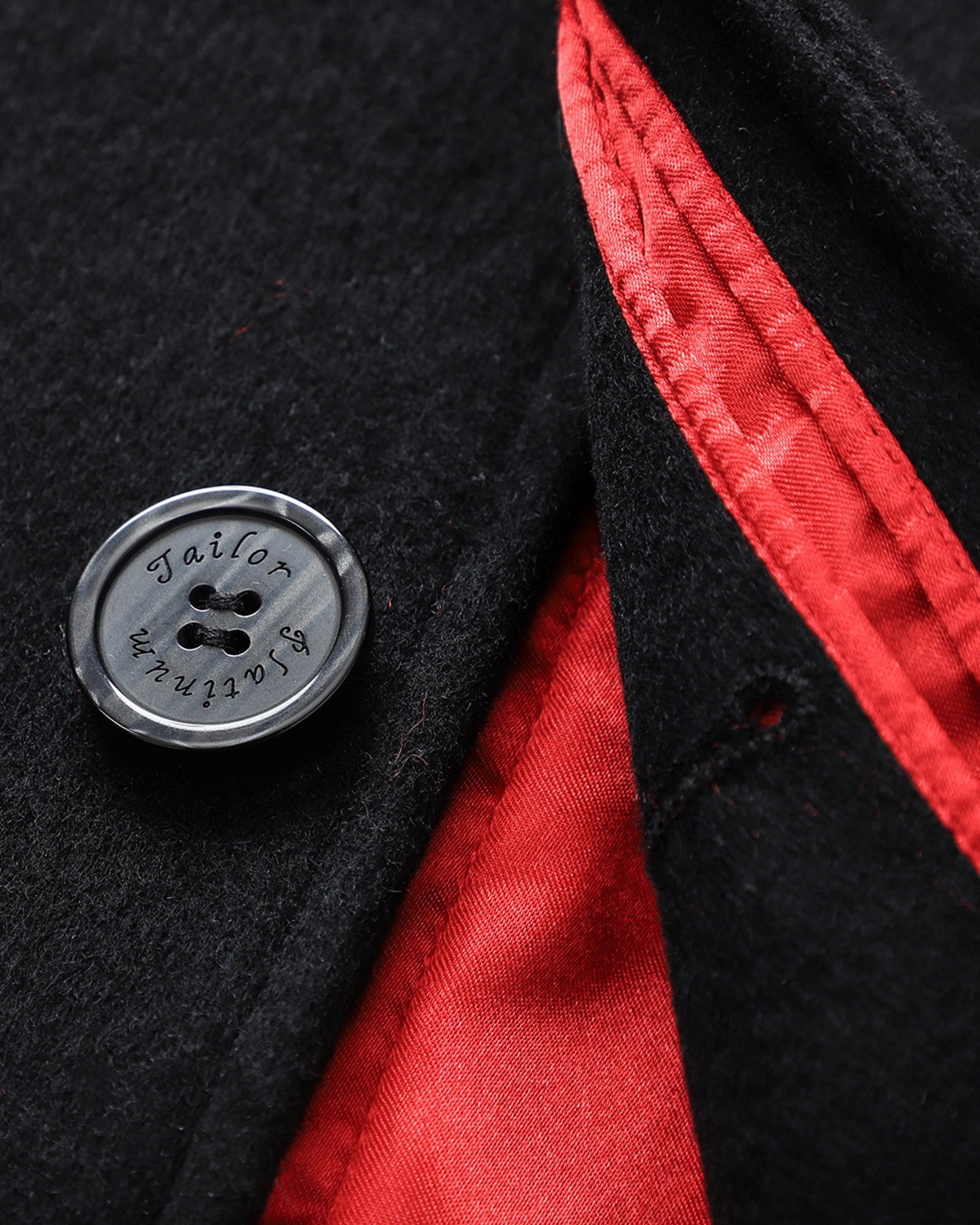 Black Wool Cashmere Covert Overcoat - The Platinum Tailor