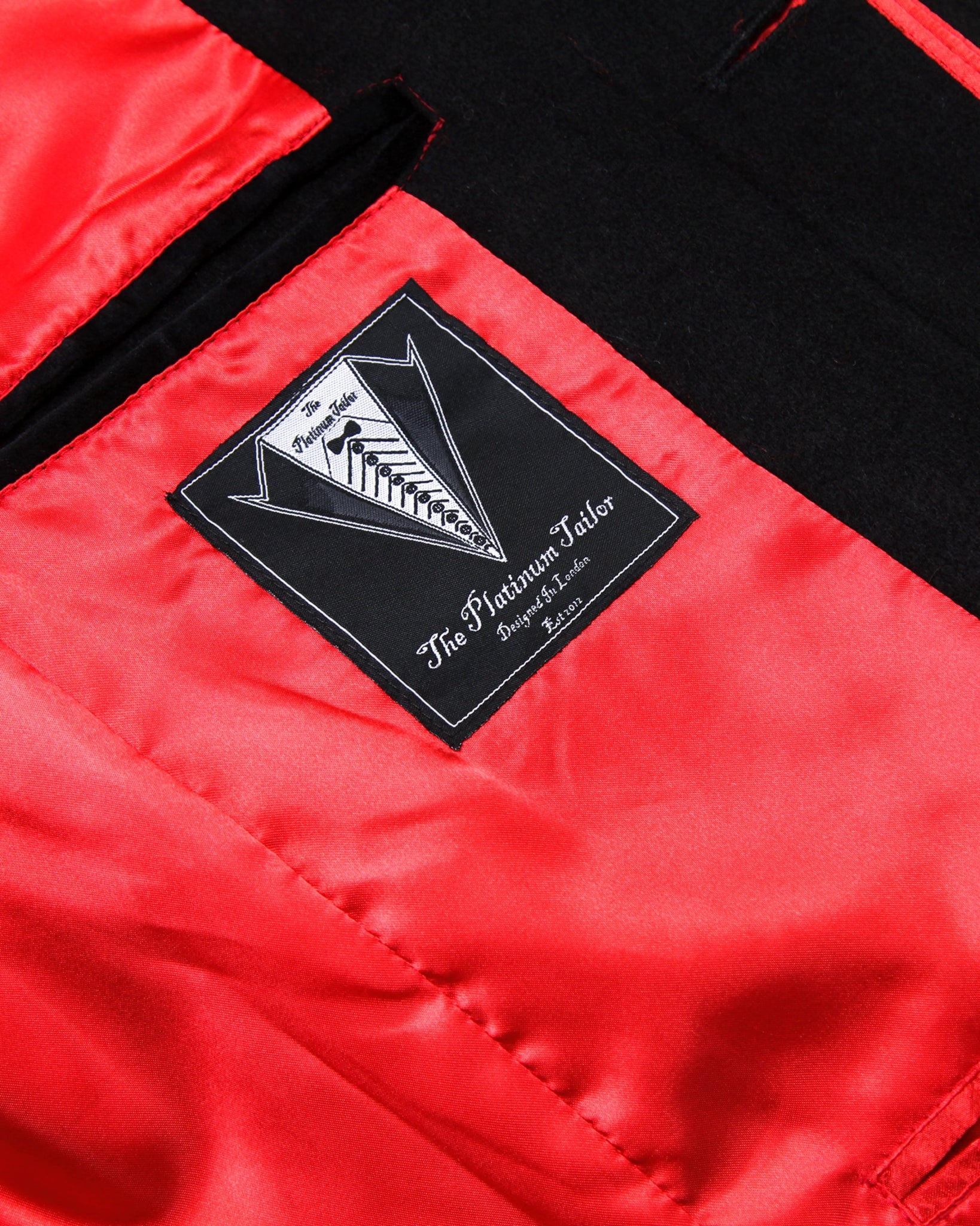 Black Wool Cashmere Covert Overcoat - The Platinum Tailor