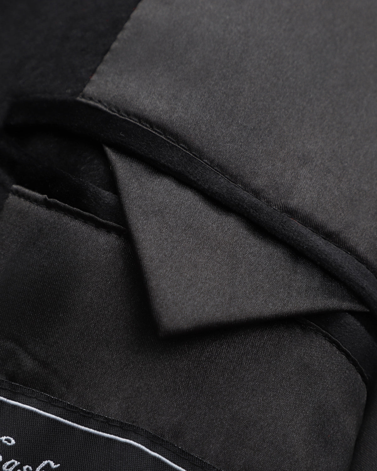 Black Wool Cashmere Covert Overcoat With Black Lining - The Platinum Tailor