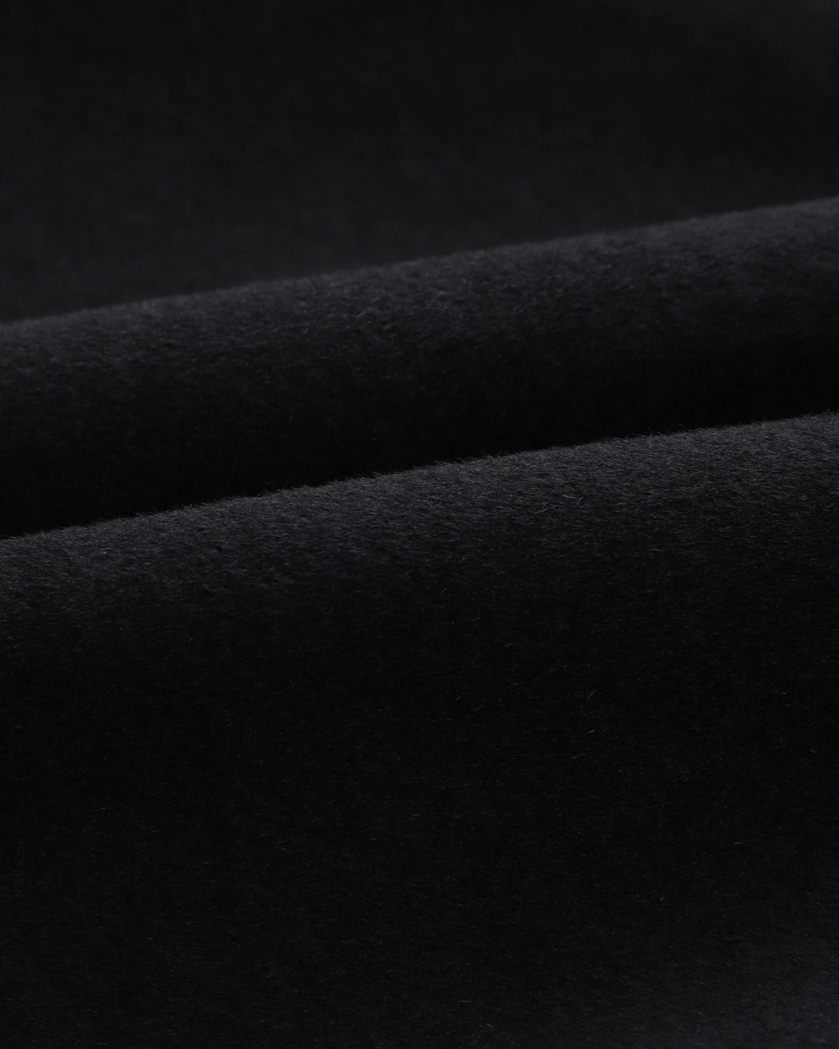Black Wool Cashmere Covert Overcoat With Black Lining - The Platinum Tailor