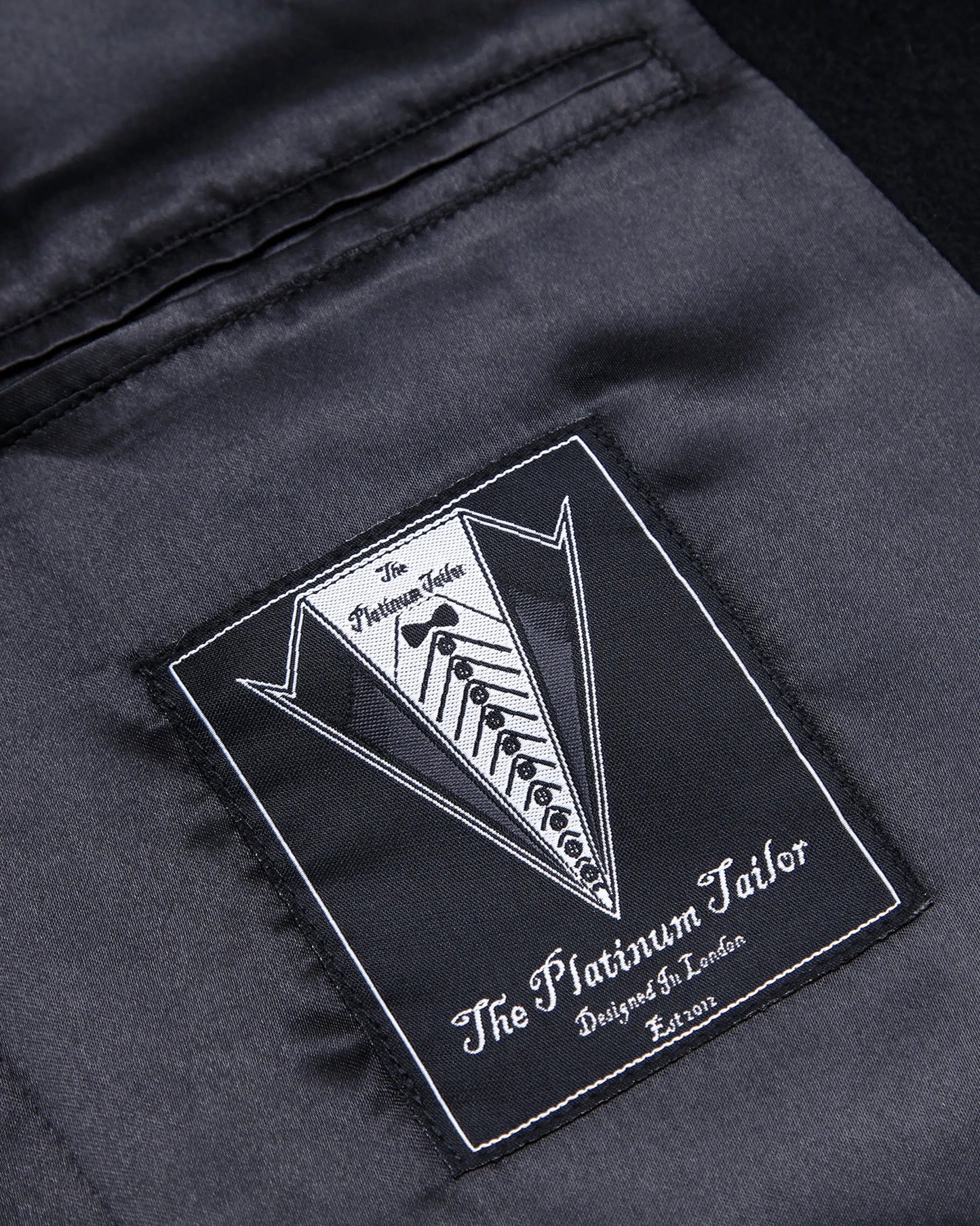 Black Wool Cashmere Greatcoat - The Platinum Tailor