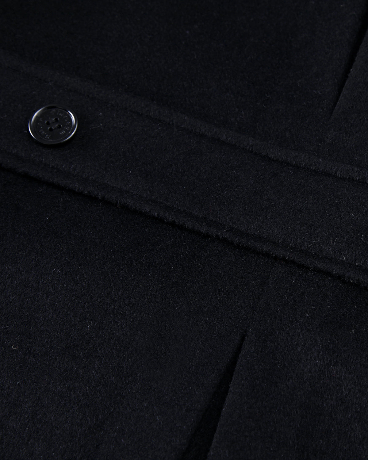 Black Wool Cashmere Greatcoat - The Platinum Tailor
