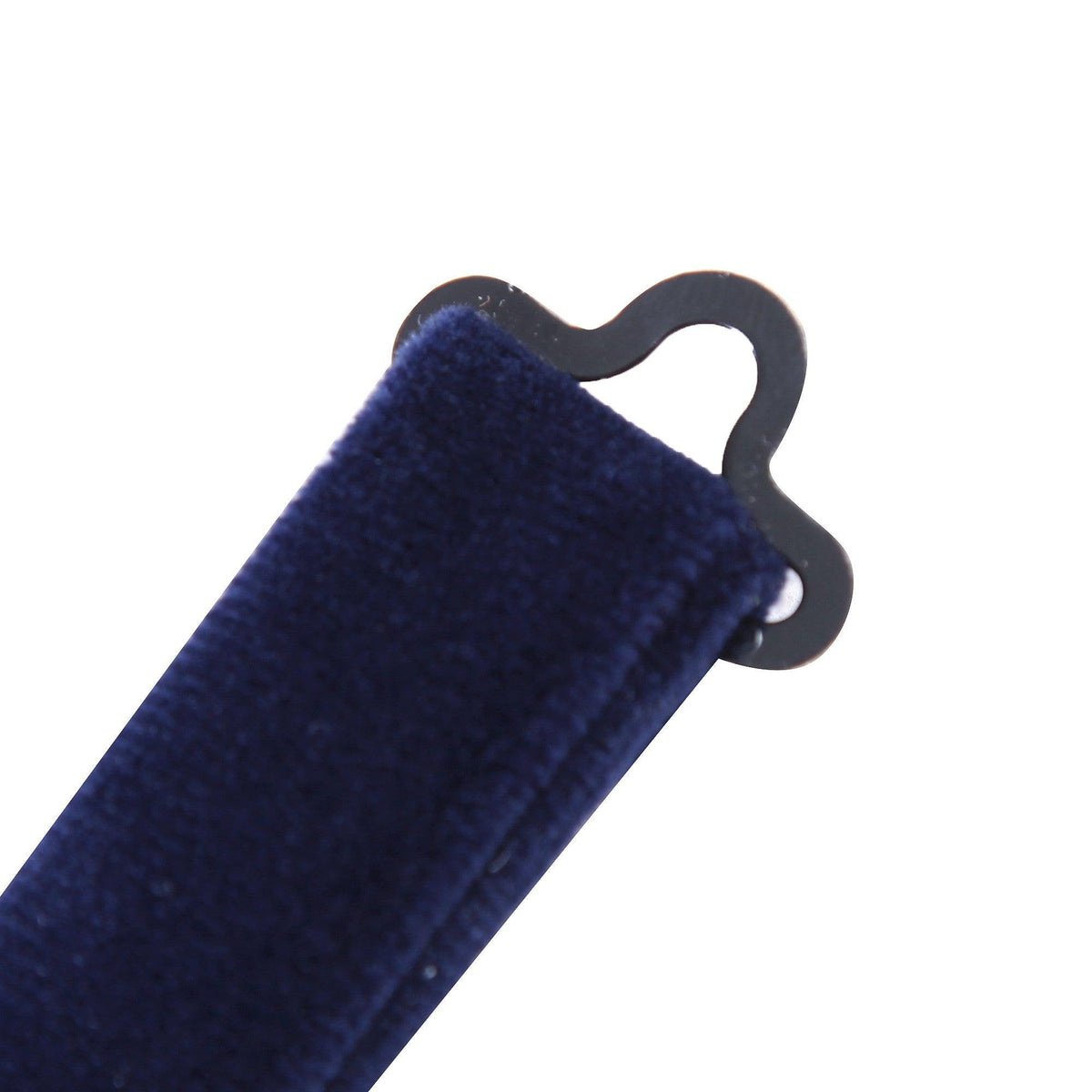 Mens Navy Blue Formal Velvet Bow Tie Pre Tied - The Platinum Tailor