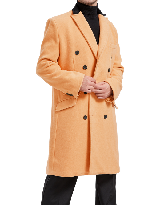 Get Ready For Spring With This Camel Overcoat By The Platinum Tailor