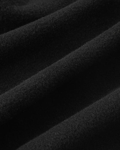 Women's Black Wool Cashmere Long Overcoat