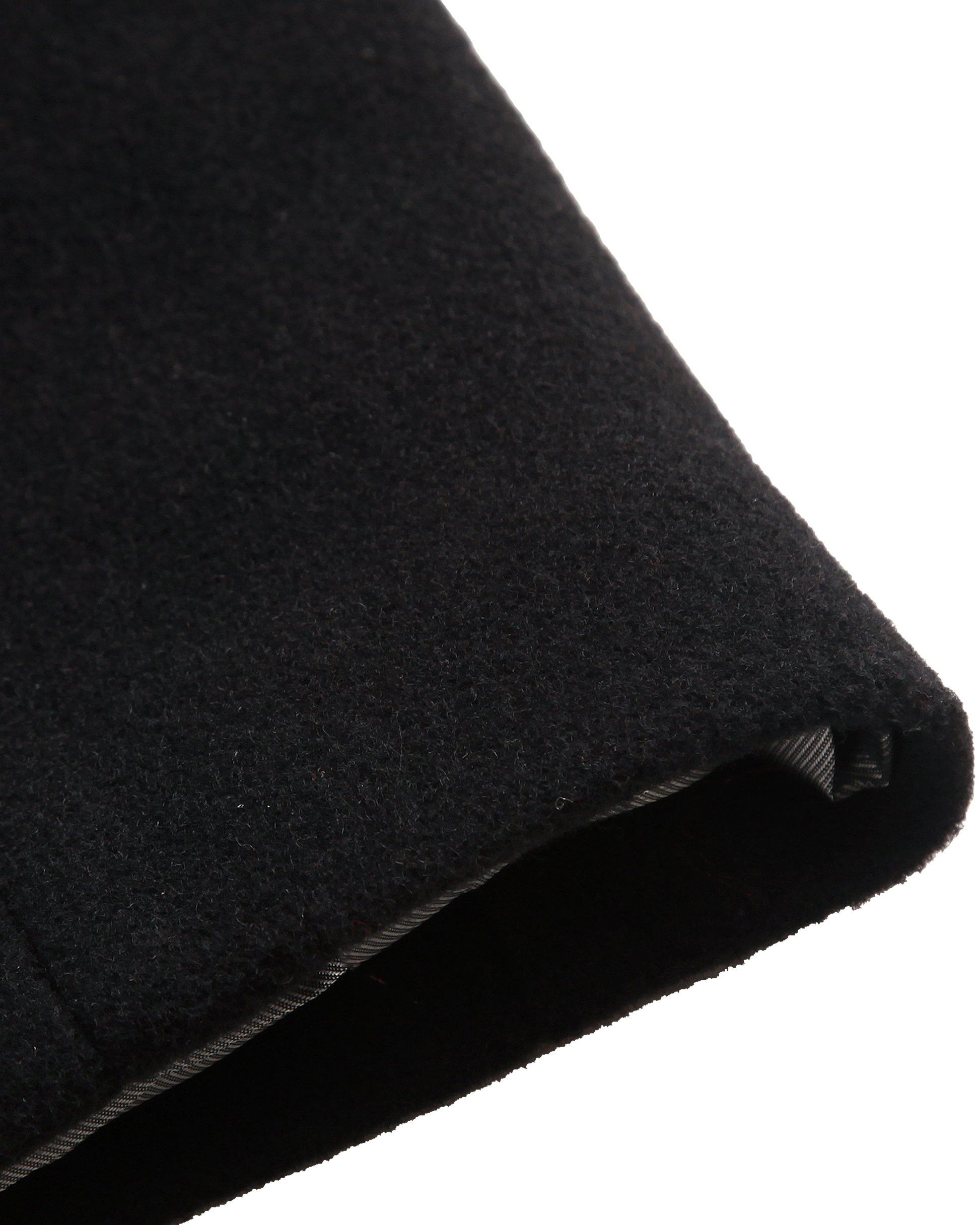 Black Double Breasted Wool Cashmere Overcoat - The Platinum Tailor
