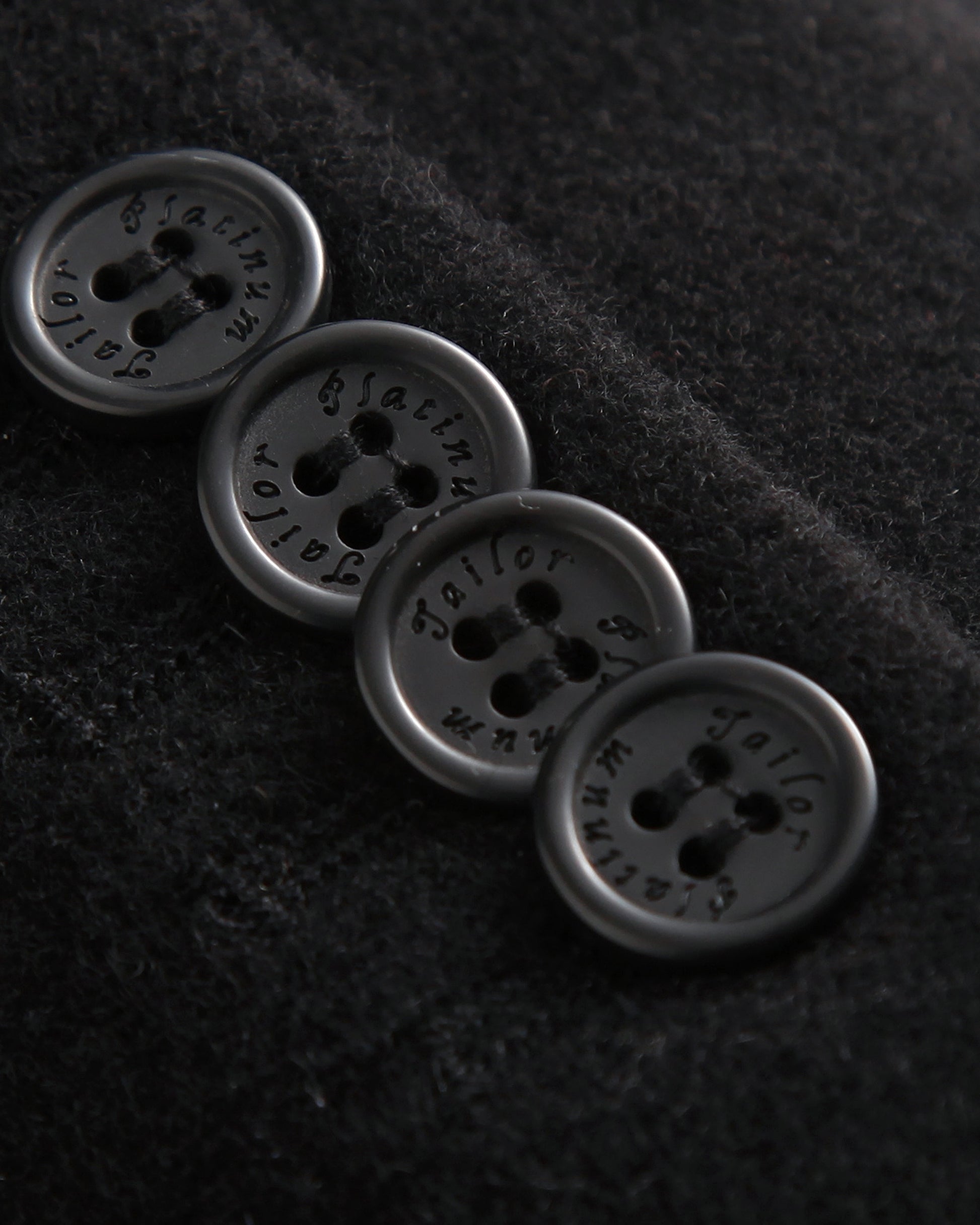 Black Double Breasted Wool Cashmere Overcoat - The Platinum Tailor