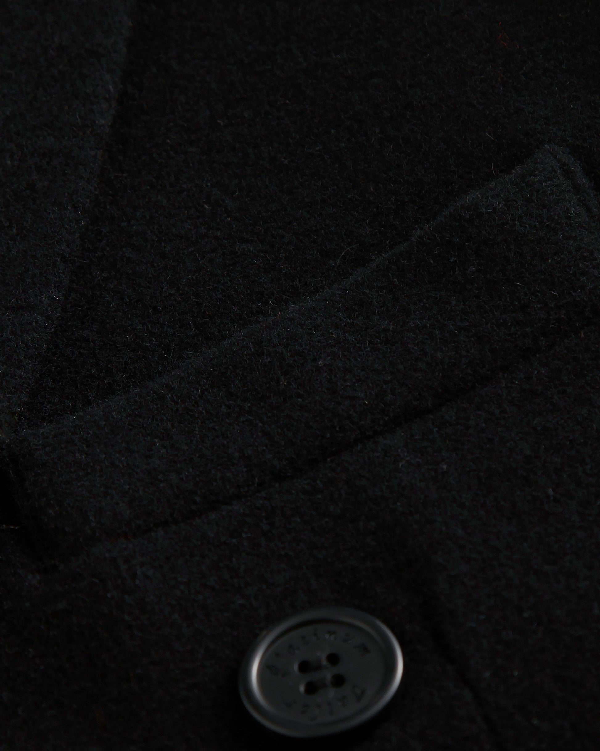 Black Double Breasted Wool Cashmere Overcoat - The Platinum Tailor