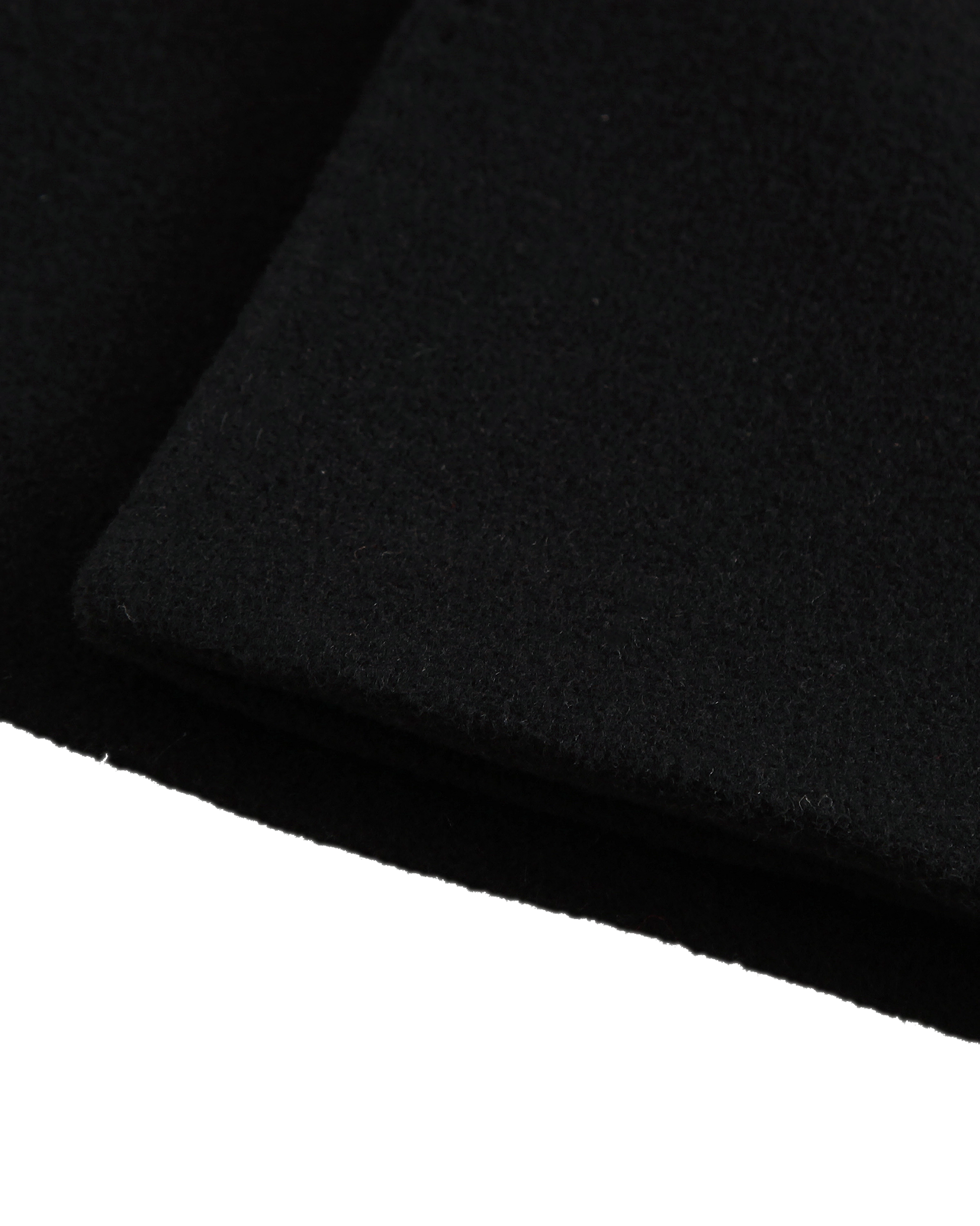 Black Double Breasted Wool Cashmere Overcoat - The Platinum Tailor