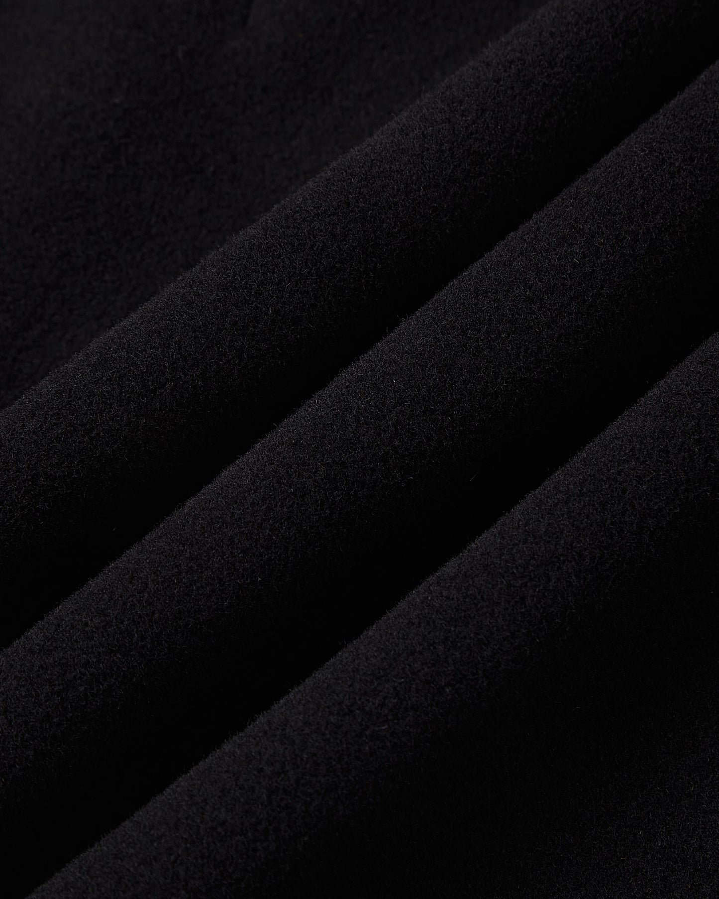 Women's Black Wool Cashmere Covert Overcoat - Black Lining