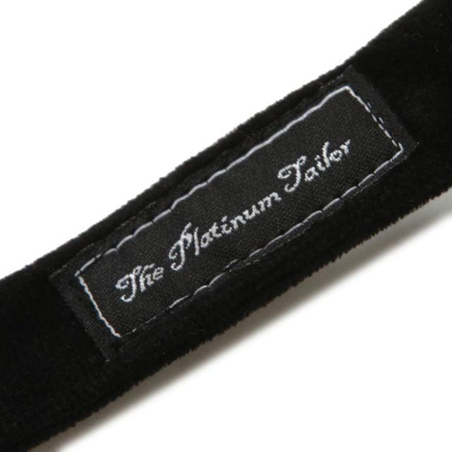 Mens Black Formal Velvet Bow Tie Pre Tied - The Platinum Tailor